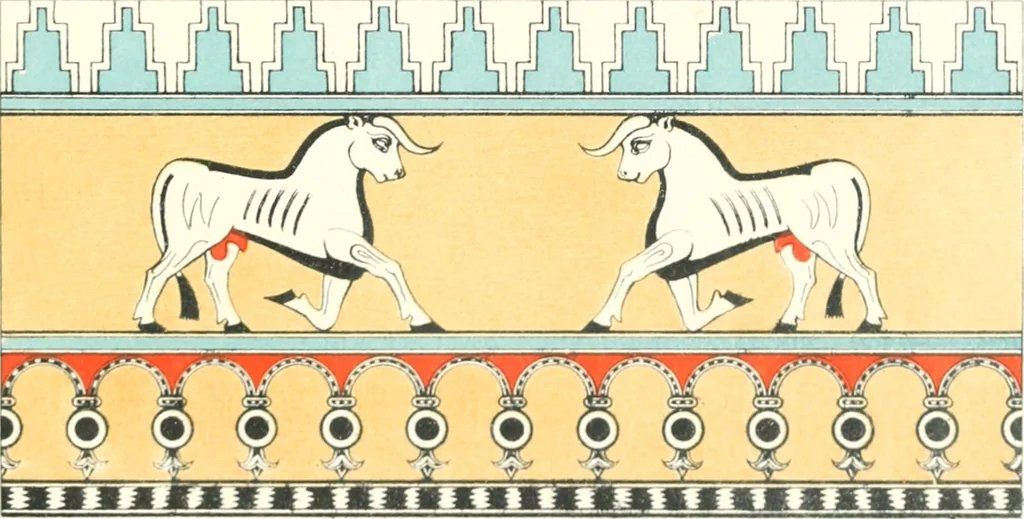 An illustration from Der Stil in den technischen und tektonischen Künsten; oder, Praktische Aesthetik. Ein Handbuch für Techniker, Künstler und Kunstfreunde, 1884, leaf 558