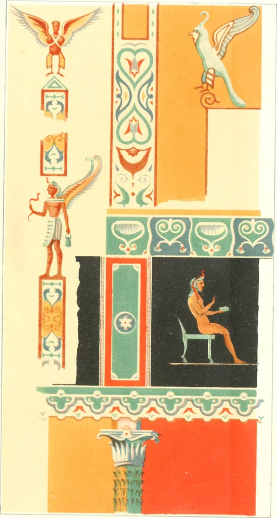 An illustration from Der Stil in den technischen und tektonischen Künsten; oder, Praktische Aesthetik. Ein Handbuch für Techniker, Künstler und Kunstfreunde, 1884, leaf 562