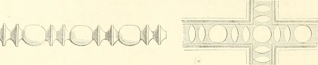 An illustration from Der Stil in den technischen und tektonischen Künsten; oder, Praktische Aesthetik. Ein Handbuch für Techniker, Künstler und Kunstfreunde, 1884, leaf 61