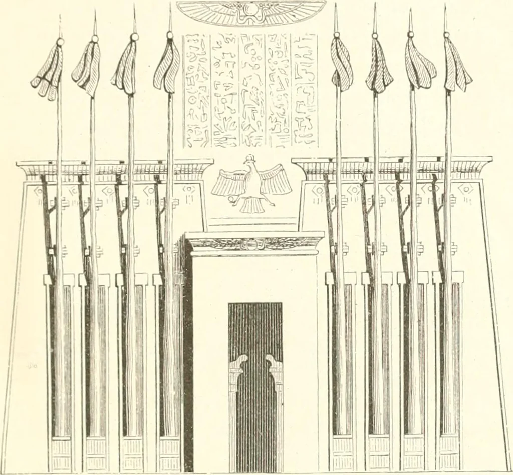 An illustration from Der Stil in den technischen und tektonischen Künsten; oder, Praktische Aesthetik. Ein Handbuch für Techniker, Künstler und Kunstfreunde, 1884, leaf 66