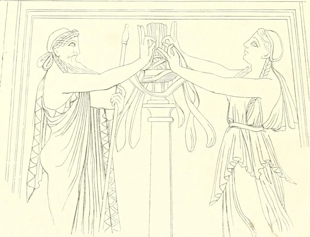An illustration from Der Stil in den technischen und tektonischen Künsten; oder, Praktische Aesthetik. Ein Handbuch für Techniker, Künstler und Kunstfreunde, 1884, leaf 69
