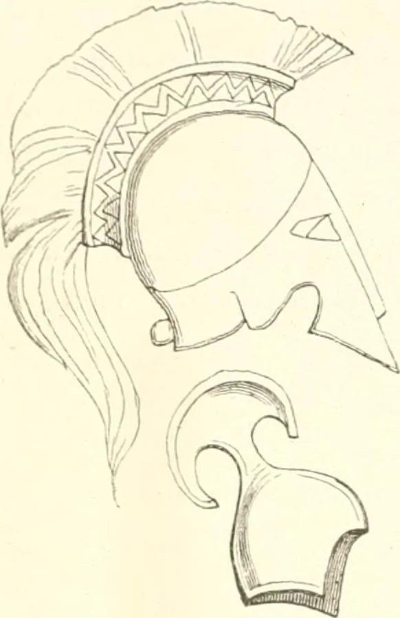An illustration from Der Stil in den technischen und tektonischen Künsten; oder, Praktische Aesthetik. Ein Handbuch für Techniker, Künstler und Kunstfreunde, 1884, leaf 70