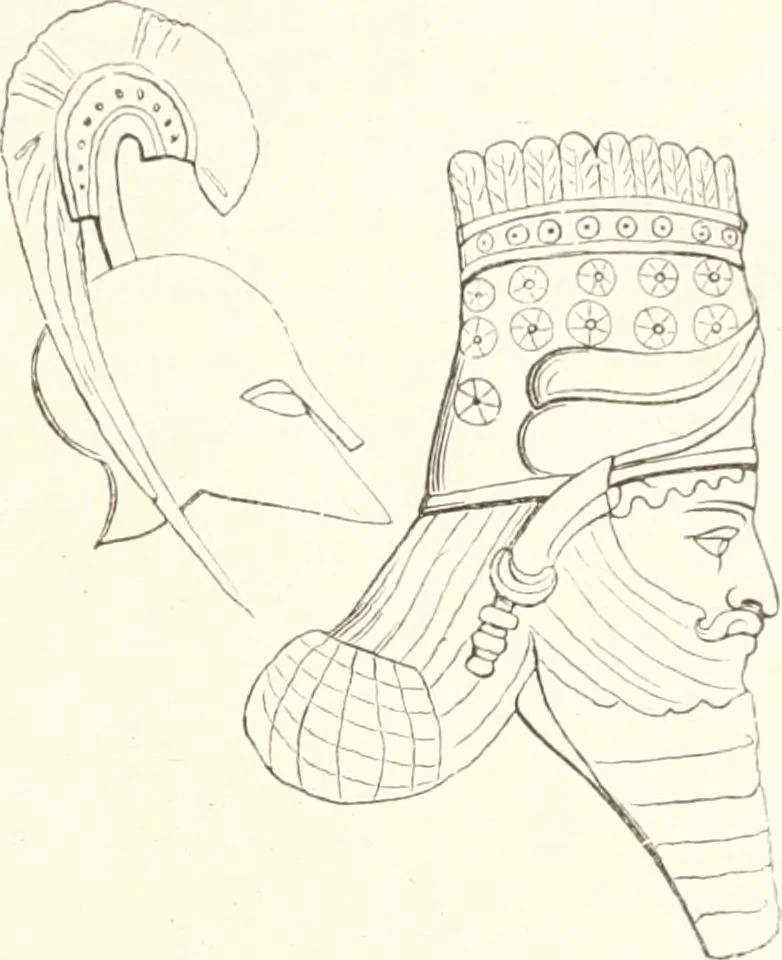 An illustration from Der Stil in den technischen und tektonischen Künsten; oder, Praktische Aesthetik. Ein Handbuch für Techniker, Künstler und Kunstfreunde, 1884, leaf 70