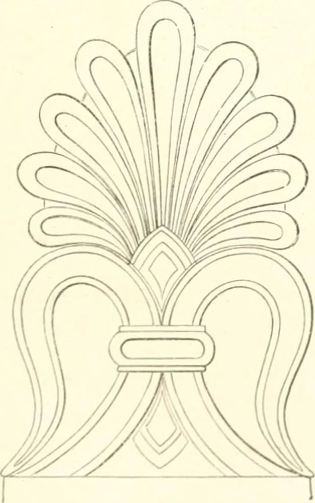 An illustration from Der Stil in den technischen und tektonischen Künsten; oder, Praktische Aesthetik. Ein Handbuch für Techniker, Künstler und Kunstfreunde, 1884, leaf 70