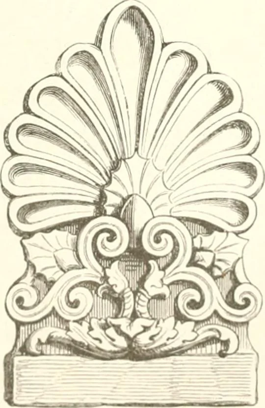 An illustration from Der Stil in den technischen und tektonischen Künsten; oder, Praktische Aesthetik. Ein Handbuch für Techniker, Künstler und Kunstfreunde, 1884, leaf 70