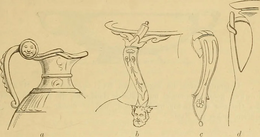 An illustration from Der Stil in den technischen und tektonischen Künsten; oder, Praktische Aesthetik. Ein Handbuch für Techniker, Künstler und Kunstfreunde, 1878, leaf 117