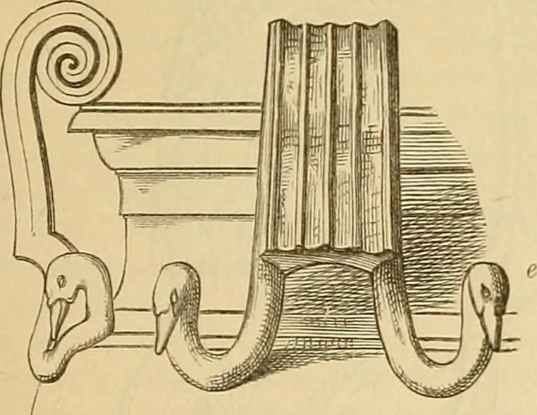 An illustration from Der Stil in den technischen und tektonischen Künsten; oder, Praktische Aesthetik. Ein Handbuch für Techniker, Künstler und Kunstfreunde, 1878, leaf 117
