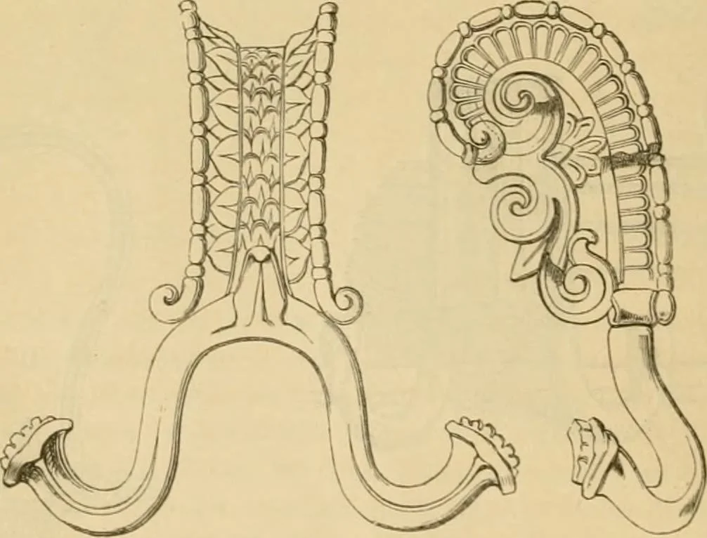 An illustration from Der Stil in den technischen und tektonischen Künsten; oder, Praktische Aesthetik. Ein Handbuch für Techniker, Künstler und Kunstfreunde, 1878, leaf 118