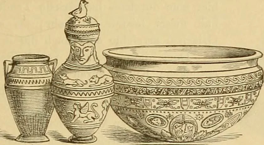 An illustration from Der Stil in den technischen und tektonischen Künsten; oder, Praktische Aesthetik. Ein Handbuch für Techniker, Künstler und Kunstfreunde, 1878, leaf 141