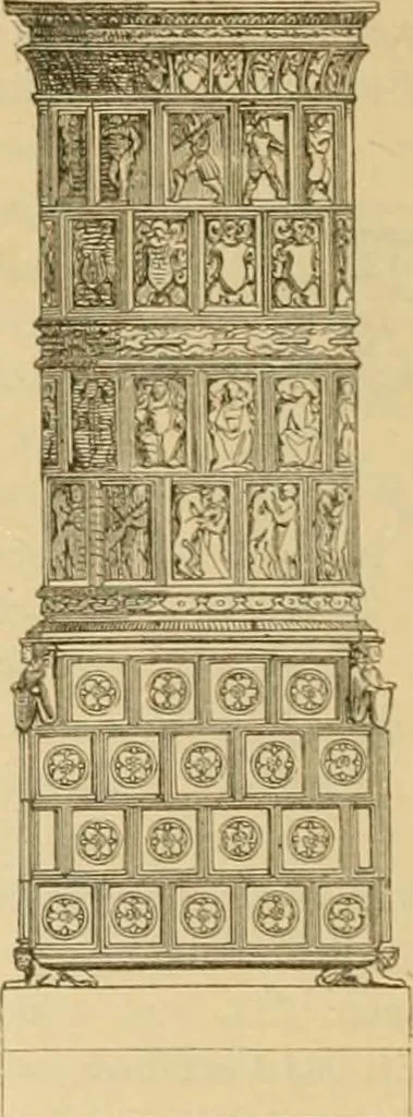 An illustration from Der Stil in den technischen und tektonischen Künsten; oder, Praktische Aesthetik. Ein Handbuch für Techniker, Künstler und Kunstfreunde, 1878, leaf 162