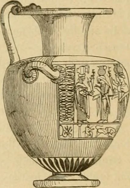 An illustration from Der Stil in den technischen und tektonischen Künsten; oder, Praktische Aesthetik. Ein Handbuch für Techniker, Künstler und Kunstfreunde, 1878, leaf 18