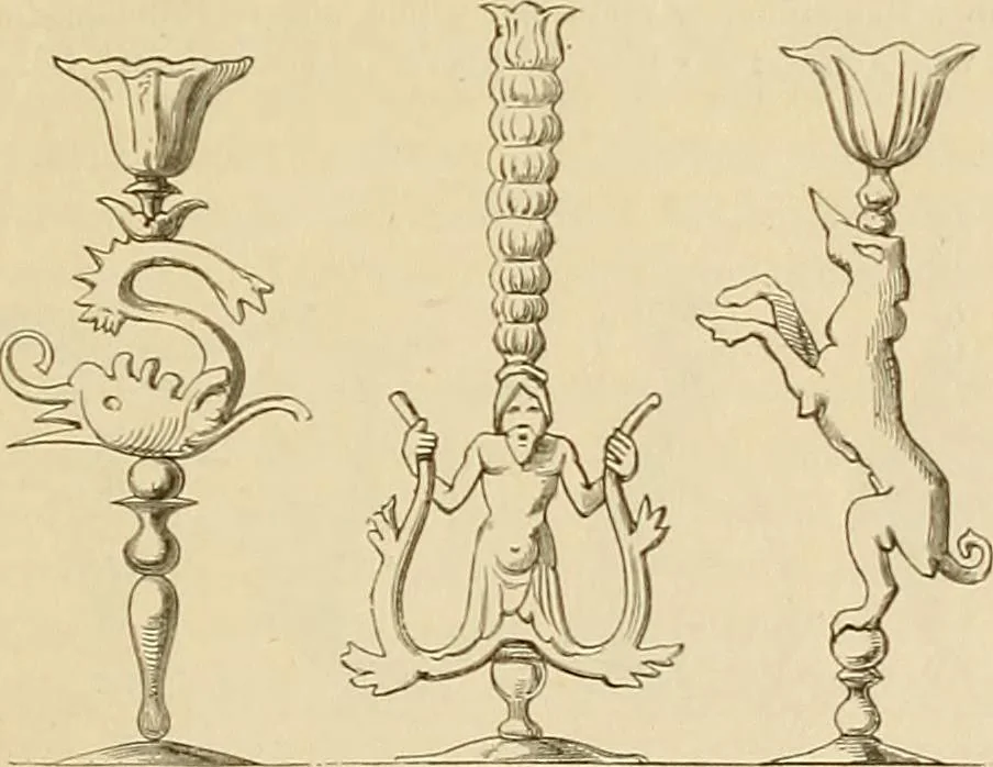 An illustration from Der Stil in den technischen und tektonischen Künsten; oder, Praktische Aesthetik. Ein Handbuch für Techniker, Künstler und Kunstfreunde, 1878, leaf 213