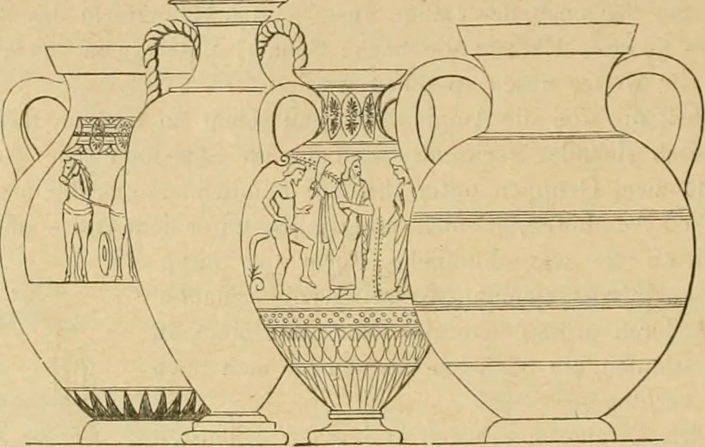 An illustration from Der Stil in den technischen und tektonischen Künsten; oder, Praktische Aesthetik. Ein Handbuch für Techniker, Künstler und Kunstfreunde, 1878, leaf 26