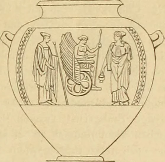 An illustration from Der Stil in den technischen und tektonischen Künsten; oder, Praktische Aesthetik. Ein Handbuch für Techniker, Künstler und Kunstfreunde, 1878, leaf 27