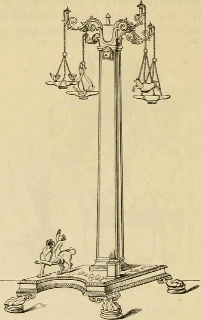 An illustration from Der Stil in den technischen und tektonischen Künsten; oder, Praktische Aesthetik. Ein Handbuch für Techniker, Künstler und Kunstfreunde, 1878, leaf 274