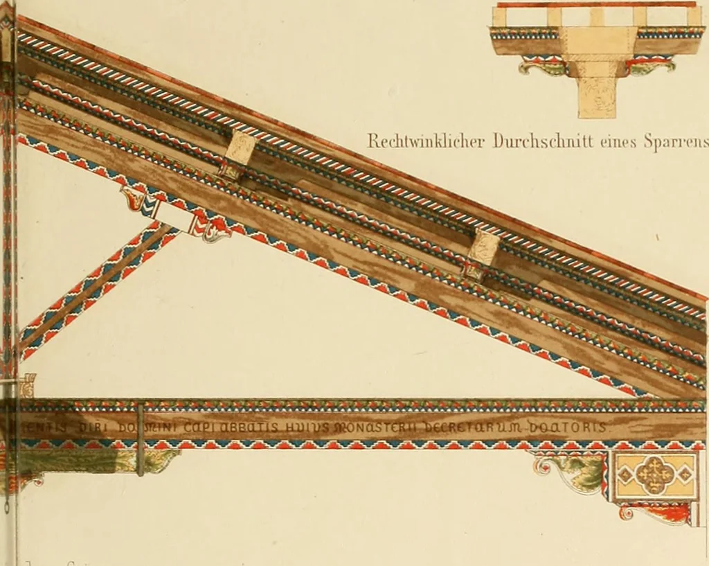 An illustration from Der Stil in den technischen und tektonischen Künsten; oder, Praktische Aesthetik. Ein Handbuch für Techniker, Künstler und Kunstfreunde, 1878, leaf 3