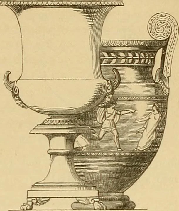 An illustration from Der Stil in den technischen und tektonischen Künsten; oder, Praktische Aesthetik. Ein Handbuch für Techniker, Künstler und Kunstfreunde, 1878, leaf 31