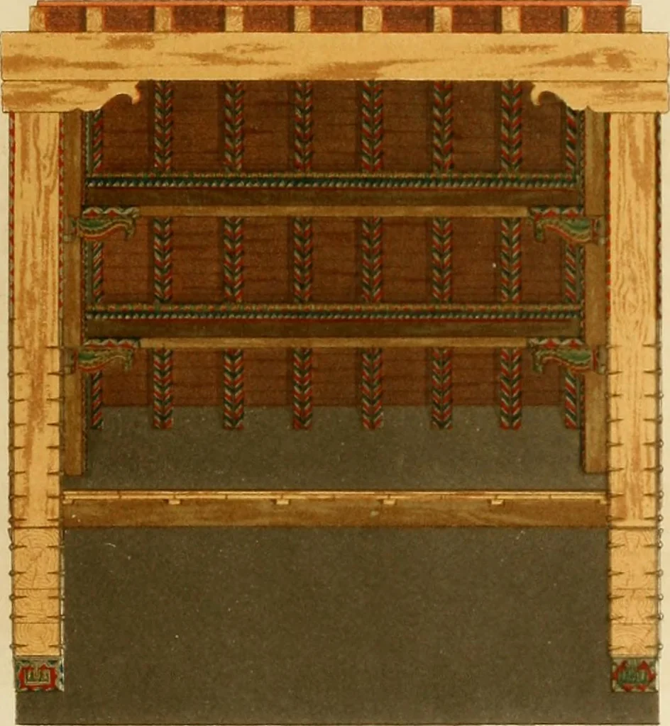 An illustration from Der Stil in den technischen und tektonischen Künsten; oder, Praktische Aesthetik. Ein Handbuch für Techniker, Künstler und Kunstfreunde, 1878, leaf 419