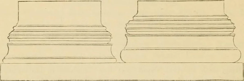 An illustration from Der Stil in den technischen und tektonischen Künsten; oder, Praktische Aesthetik. Ein Handbuch für Techniker, Künstler und Kunstfreunde, 1878, leaf 478