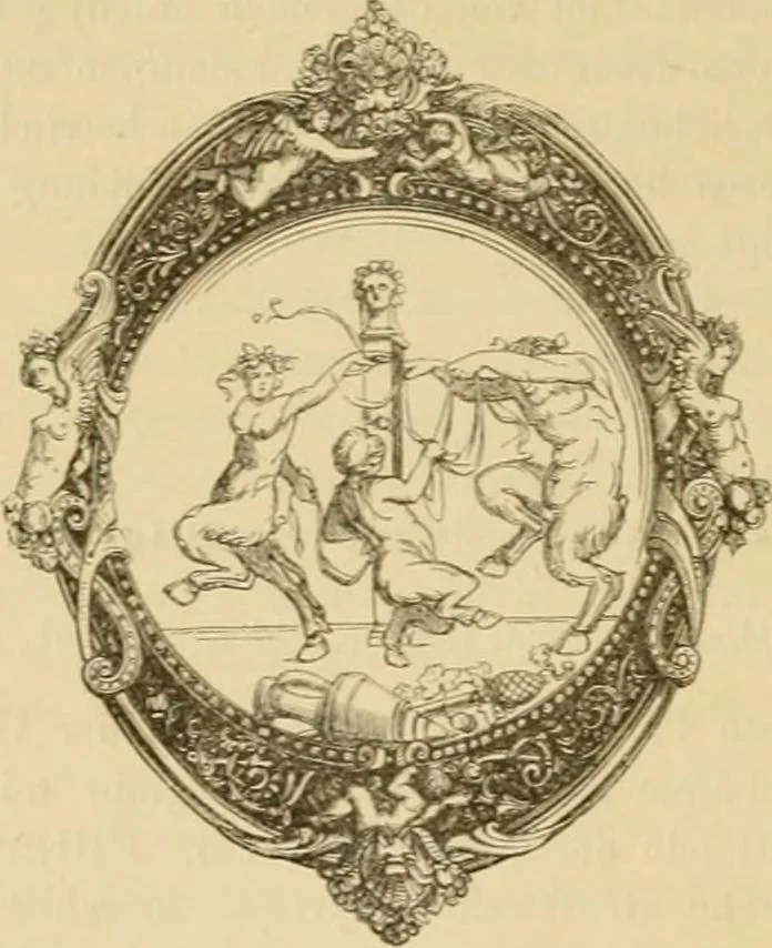 An illustration from Der Stil in den technischen und tektonischen Künsten; oder, Praktische Aesthetik. Ein Handbuch für Techniker, Künstler und Kunstfreunde, 1878, leaf 506
