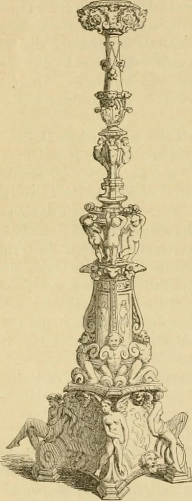 An illustration from Der Stil in den technischen und tektonischen Künsten; oder, Praktische Aesthetik. Ein Handbuch für Techniker, Künstler und Kunstfreunde, 1878, leaf 552