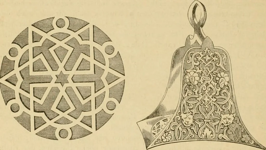 An illustration from Der Stil in den technischen und tektonischen Künsten; oder, Praktische Aesthetik. Ein Handbuch für Techniker, Künstler und Kunstfreunde, 1878, leaf 554
