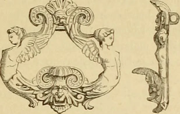 An illustration from Der Stil in den technischen und tektonischen Künsten; oder, Praktische Aesthetik. Ein Handbuch für Techniker, Künstler und Kunstfreunde, 1878, leaf 555