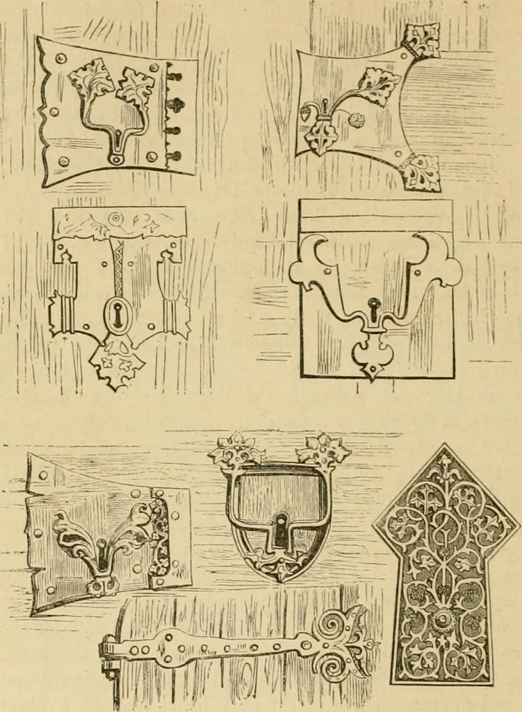 An illustration from Der Stil in den technischen und tektonischen Künsten; oder, Praktische Aesthetik. Ein Handbuch für Techniker, Künstler und Kunstfreunde, 1878, leaf 564