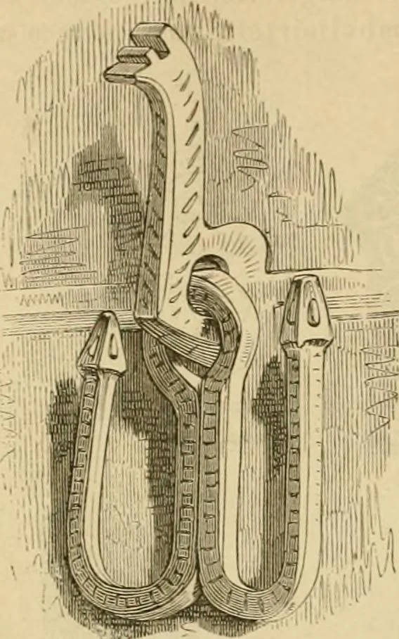 An illustration from Der Stil in den technischen und tektonischen Künsten; oder, Praktische Aesthetik. Ein Handbuch für Techniker, Künstler und Kunstfreunde, 1878, leaf 566