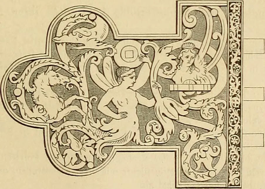 An illustration from Der Stil in den technischen und tektonischen Künsten; oder, Praktische Aesthetik. Ein Handbuch für Techniker, Künstler und Kunstfreunde, 1878, leaf 569