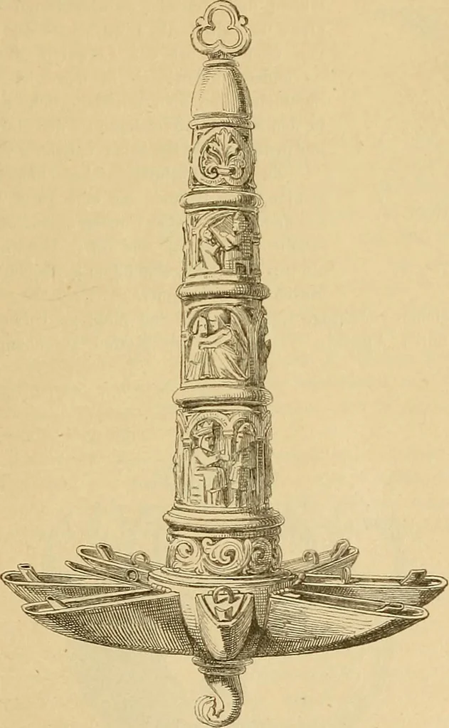 An illustration from Der Stil in den technischen und tektonischen Künsten; oder, Praktische Aesthetik. Ein Handbuch für Techniker, Künstler und Kunstfreunde, 1878, leaf 67