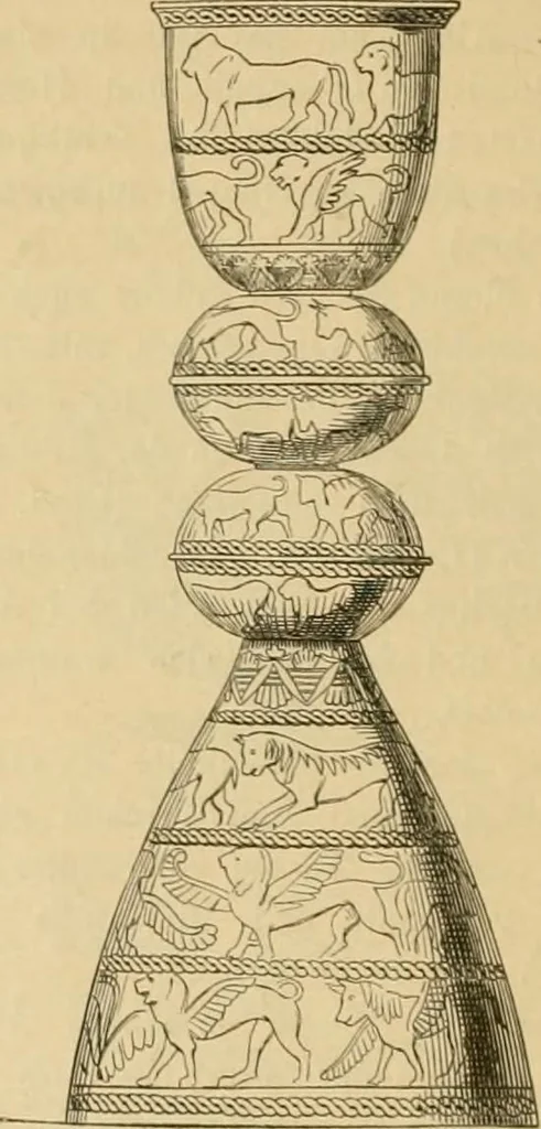 An illustration from Der Stil in den technischen und tektonischen Künsten; oder, Praktische Aesthetik. Ein Handbuch für Techniker, Künstler und Kunstfreunde, 1878, leaf 88