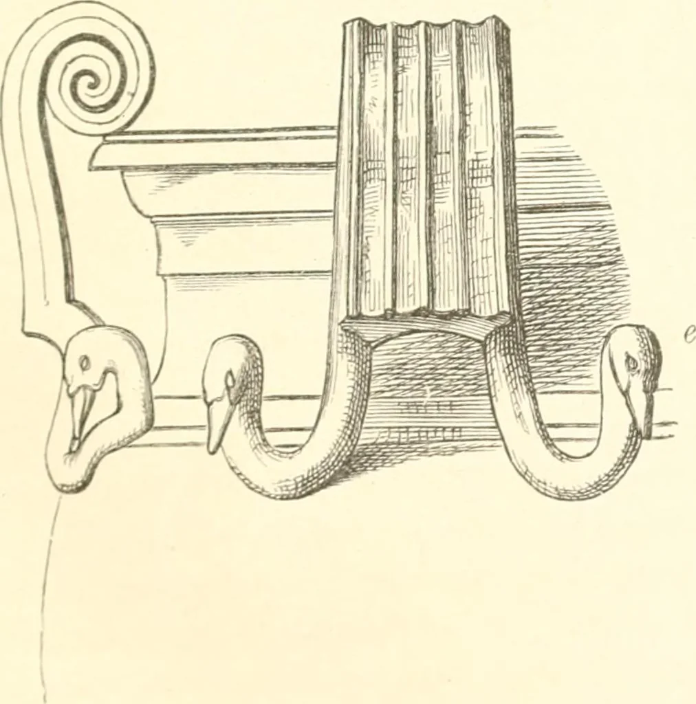An illustration from Der Stil in den technischen und tektonischen Künsten; oder, Praktische Aesthetik. Ein Handbuch für Techniker, Künstler und Kunstfreunde, 1884, leaf 112