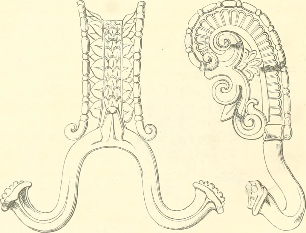 An illustration from Der Stil in den technischen und tektonischen Künsten; oder, Praktische Aesthetik. Ein Handbuch für Techniker, Künstler und Kunstfreunde, 1884, leaf 113
