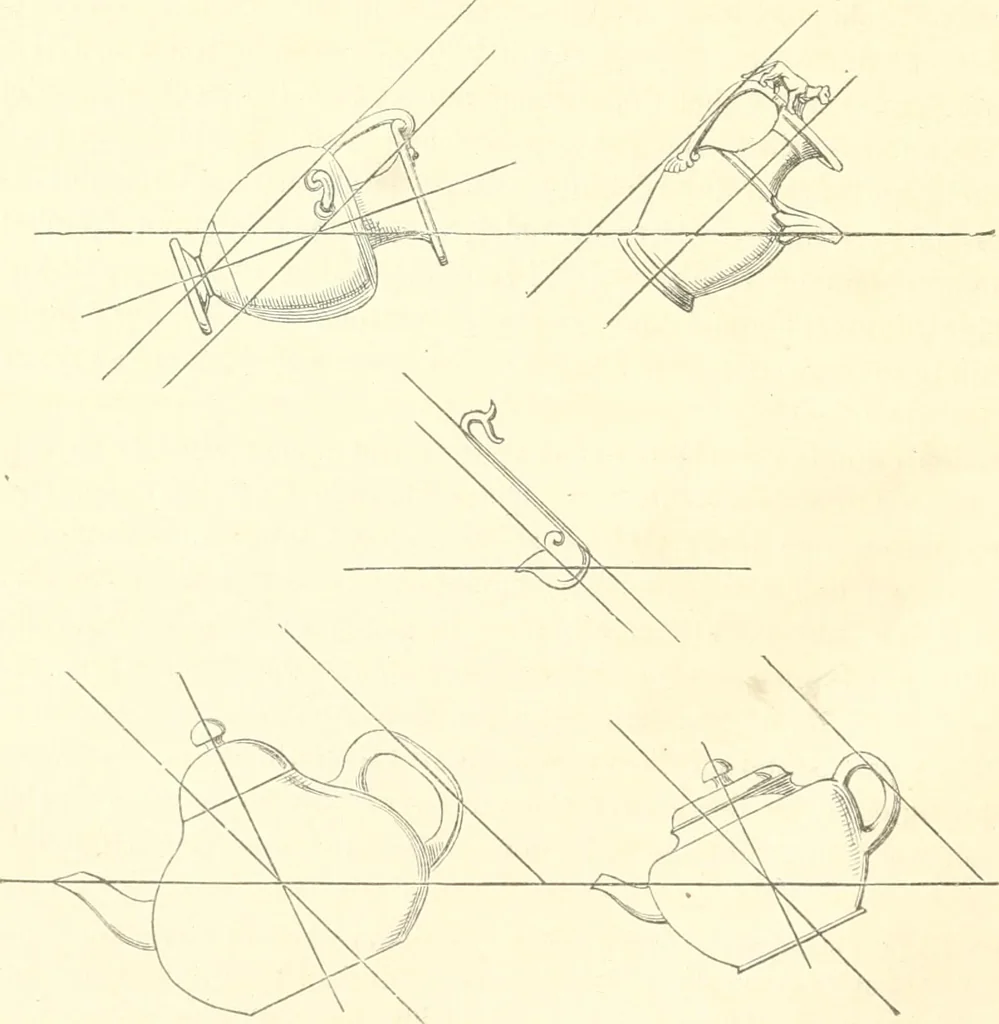 An illustration from Der Stil in den technischen und tektonischen Künsten; oder, Praktische Aesthetik. Ein Handbuch für Techniker, Künstler und Kunstfreunde, 1884, leaf 117