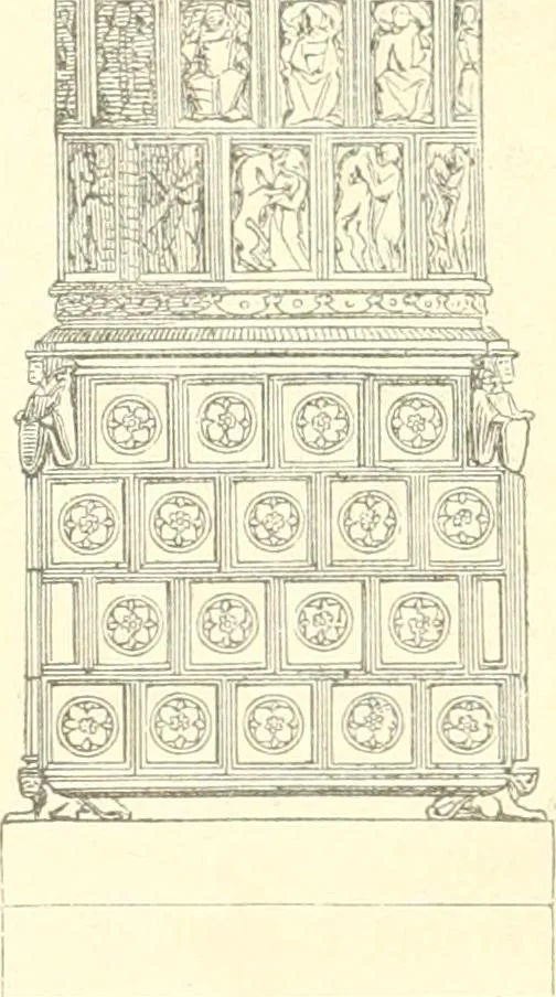 An illustration from Der Stil in den technischen und tektonischen Künsten; oder, Praktische Aesthetik. Ein Handbuch für Techniker, Künstler und Kunstfreunde, 1884, leaf 157