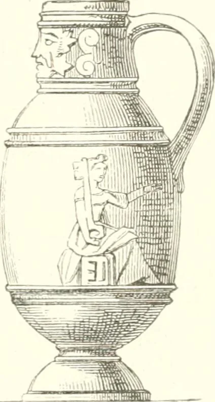 An illustration from Der Stil in den technischen und tektonischen Künsten; oder, Praktische Aesthetik. Ein Handbuch für Techniker, Künstler und Kunstfreunde, 1884, leaf 172