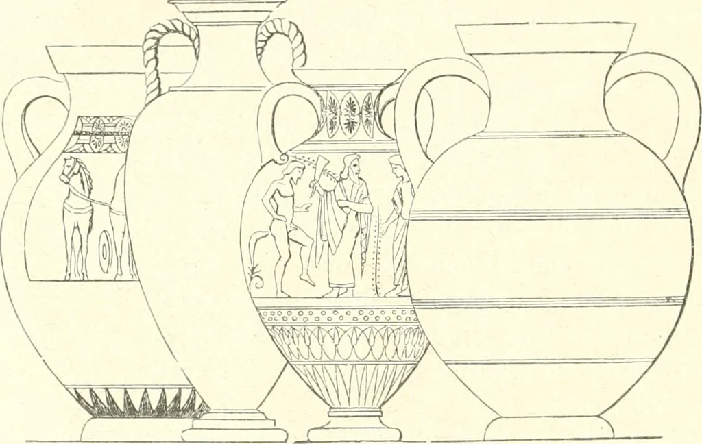 An illustration from Der Stil in den technischen und tektonischen Künsten; oder, Praktische Aesthetik. Ein Handbuch für Techniker, Künstler und Kunstfreunde, 1884, leaf 21