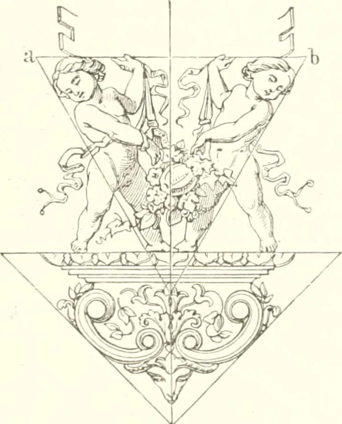 An illustration from Der Stil in den technischen und tektonischen Künsten; oder, Praktische Aesthetik. Ein Handbuch für Techniker, Künstler und Kunstfreunde, 1884, leaf 218
