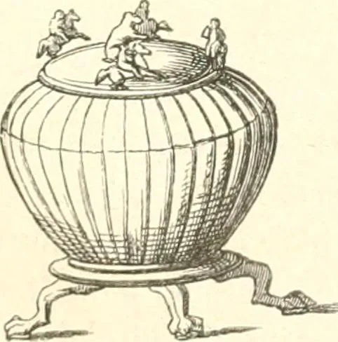 An illustration from Der Stil in den technischen und tektonischen Künsten; oder, Praktische Aesthetik. Ein Handbuch für Techniker, Künstler und Kunstfreunde, 1884, leaf 22