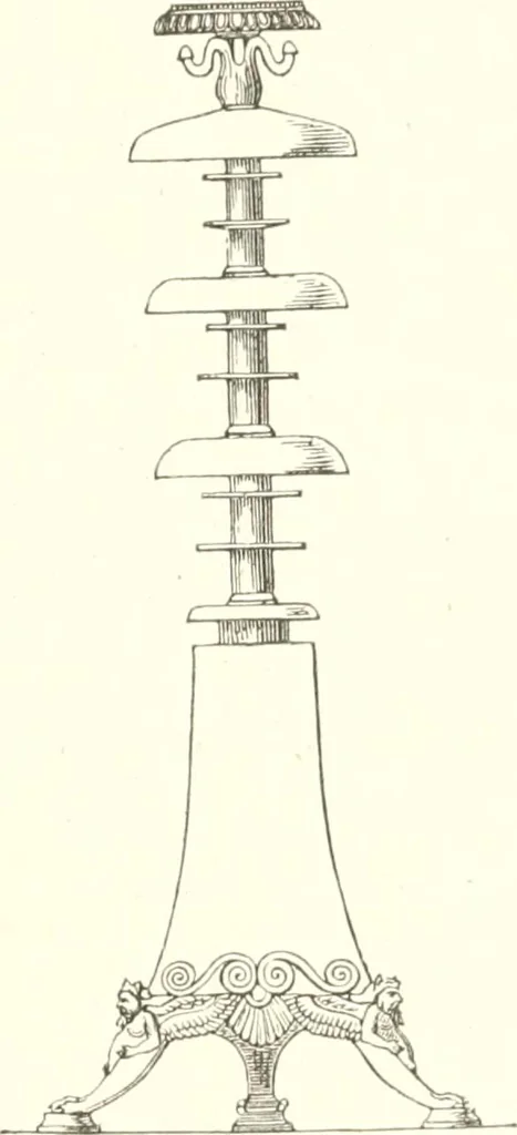 An illustration from Der Stil in den technischen und tektonischen Künsten; oder, Praktische Aesthetik. Ein Handbuch für Techniker, Künstler und Kunstfreunde, 1884, leaf 232