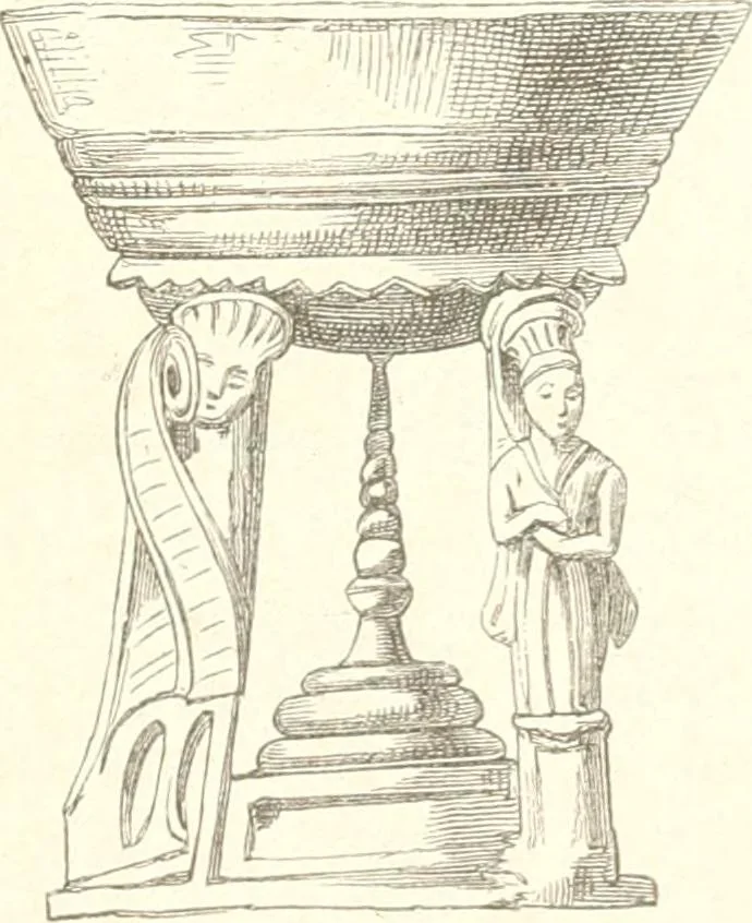 An illustration from Der Stil in den technischen und tektonischen Künsten; oder, Praktische Aesthetik. Ein Handbuch für Techniker, Künstler und Kunstfreunde, 1884, leaf 24