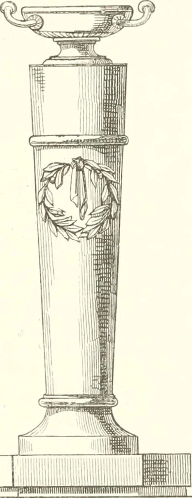 An illustration from Der Stil in den technischen und tektonischen Künsten; oder, Praktische Aesthetik. Ein Handbuch für Techniker, Künstler und Kunstfreunde, 1884, leaf 240