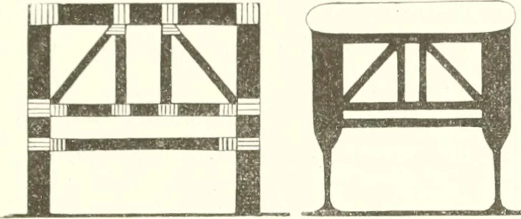 An illustration from Der Stil in den technischen und tektonischen Künsten; oder, Praktische Aesthetik. Ein Handbuch für Techniker, Künstler und Kunstfreunde, 1884, leaf 254