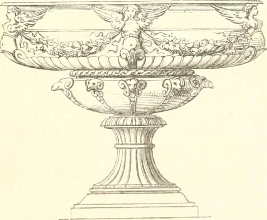 An illustration from Der Stil in den technischen und tektonischen Künsten; oder, Praktische Aesthetik. Ein Handbuch für Techniker, Künstler und Kunstfreunde, 1884, leaf 26