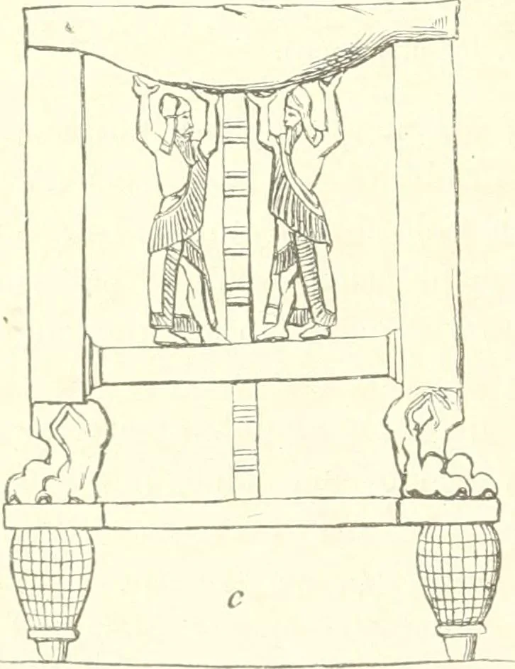 An illustration from Der Stil in den technischen und tektonischen Künsten; oder, Praktische Aesthetik. Ein Handbuch für Techniker, Künstler und Kunstfreunde, 1884, leaf 29