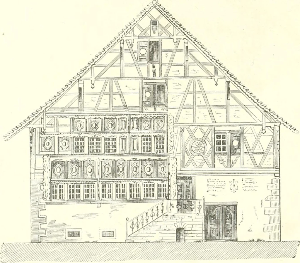 An illustration from Der Stil in den technischen und tektonischen Künsten; oder, Praktische Aesthetik. Ein Handbuch für Techniker, Künstler und Kunstfreunde, 1884, leaf 305