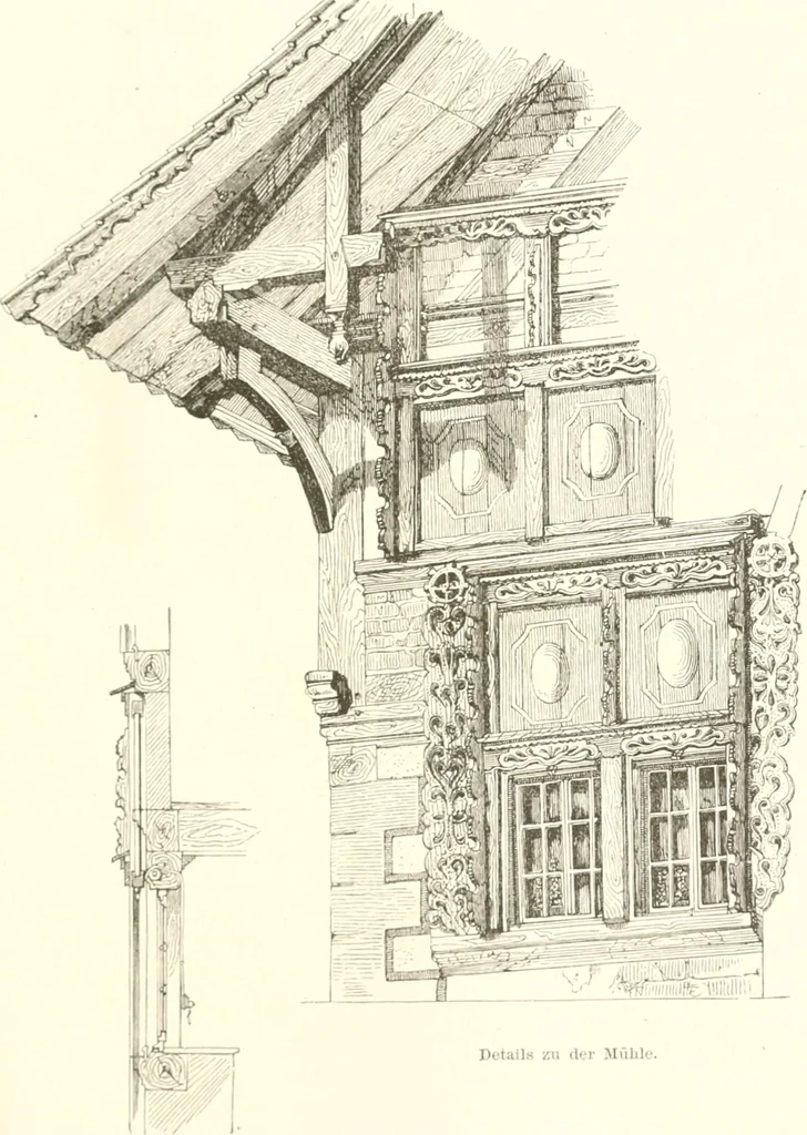 An illustration from Der Stil in den technischen und tektonischen Künsten; oder, Praktische Aesthetik. Ein Handbuch für Techniker, Künstler und Kunstfreunde, 1884, leaf 306