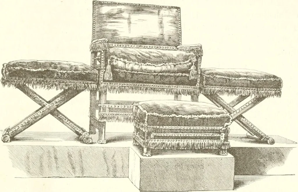 An illustration from Der Stil in den technischen und tektonischen Künsten; oder, Praktische Aesthetik. Ein Handbuch für Techniker, Künstler und Kunstfreunde, 1884, leaf 334