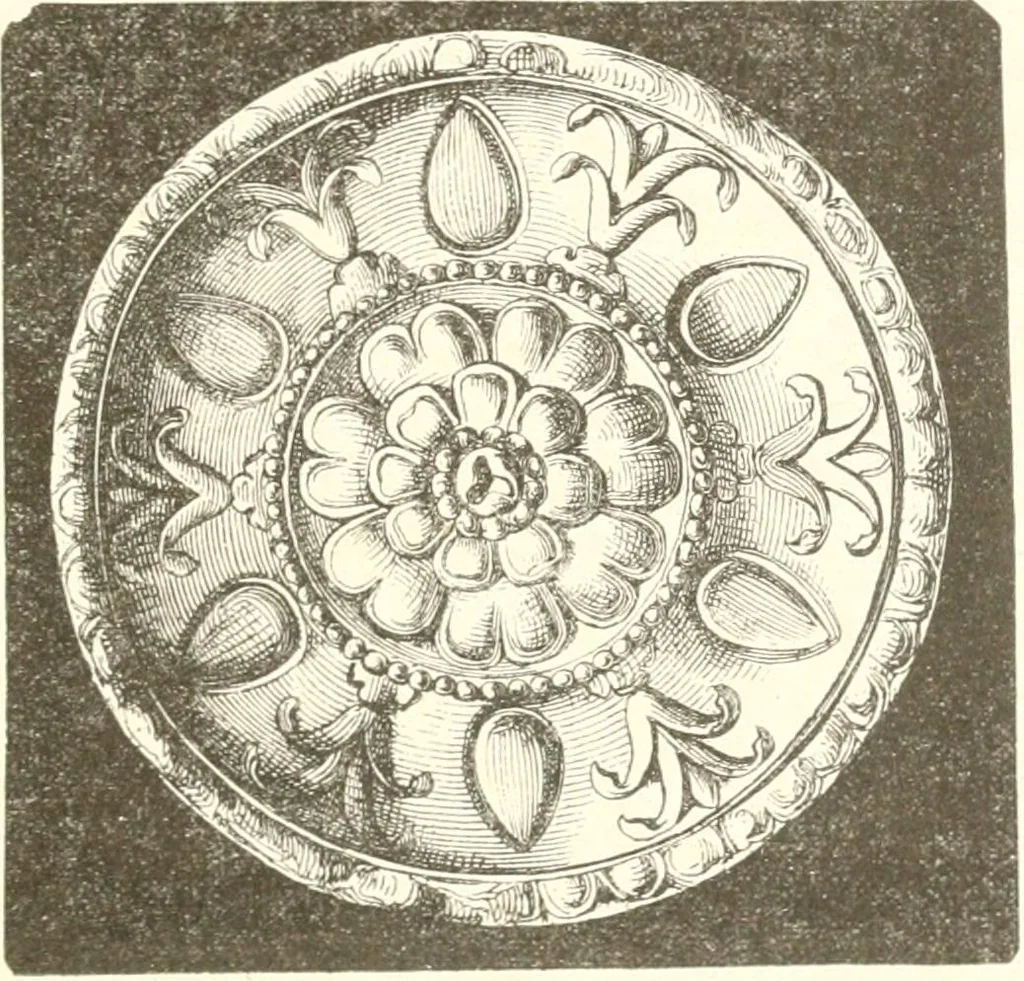 An illustration from Der Stil in den technischen und tektonischen Künsten; oder, Praktische Aesthetik. Ein Handbuch für Techniker, Künstler und Kunstfreunde, 1884, leaf 34